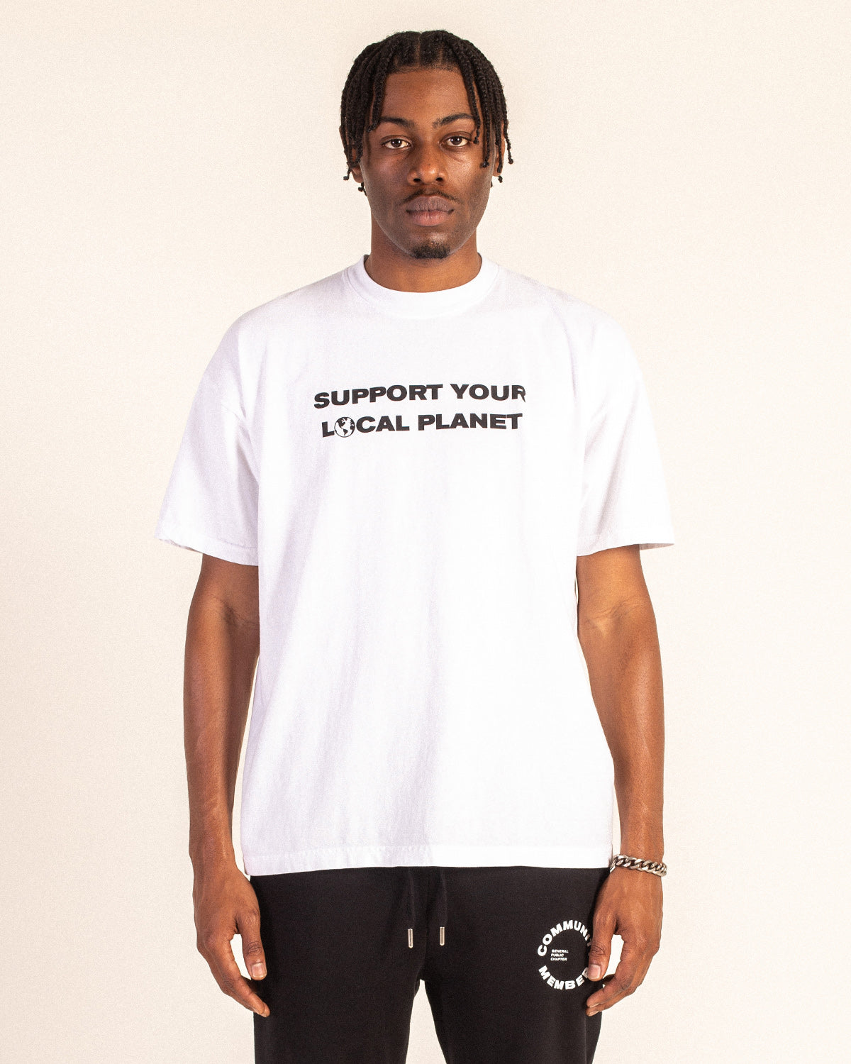 Planet Box Tee - White
